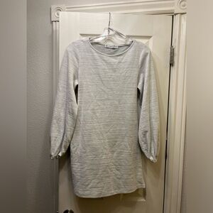 Hello Molly Gray Longsleeve bell sleeve dress